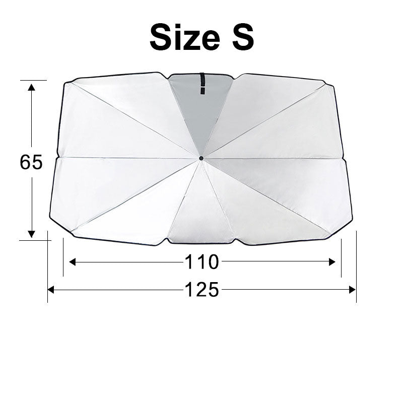 Foldable Car Windshield Sunshade Umbrella – UV & Heat Protection
