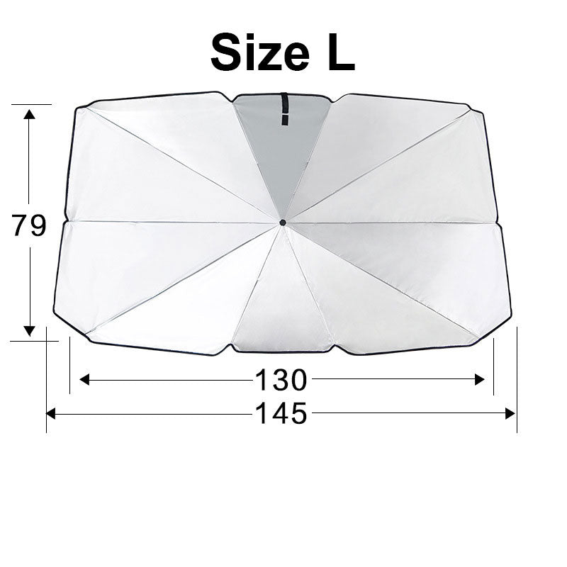 Foldable Car Windshield Sunshade Umbrella – UV & Heat Protection