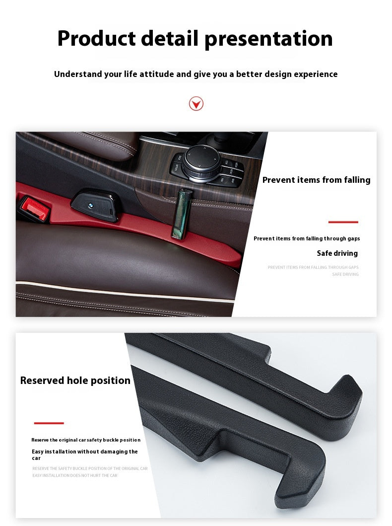 Universal Car Seat Gap Filler (Black)