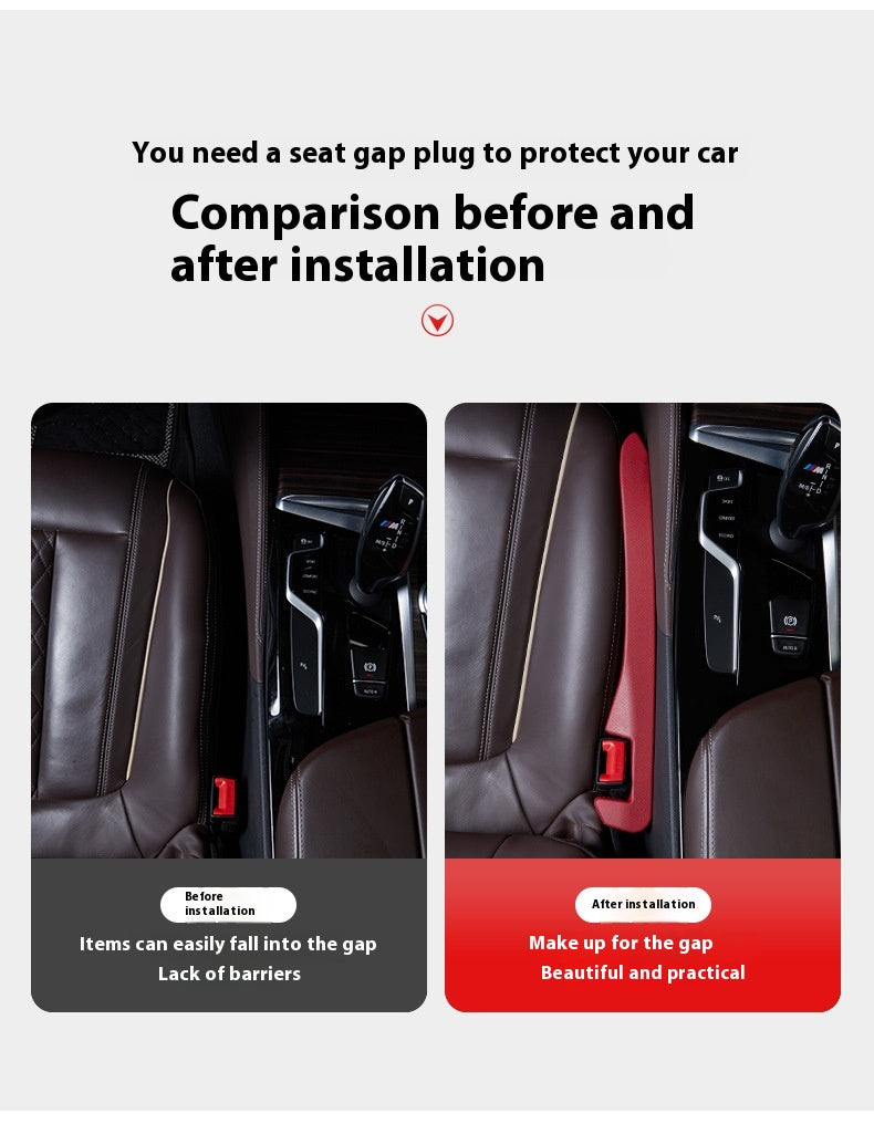 Universal Car Seat Gap Filler (Black)