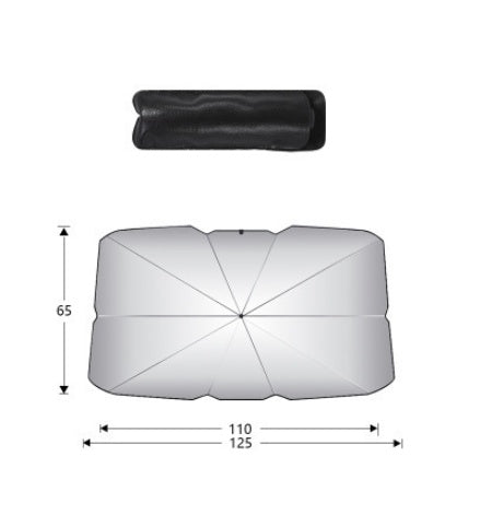 Foldable Car Windshield Sunshade Umbrella – UV & Heat Protection